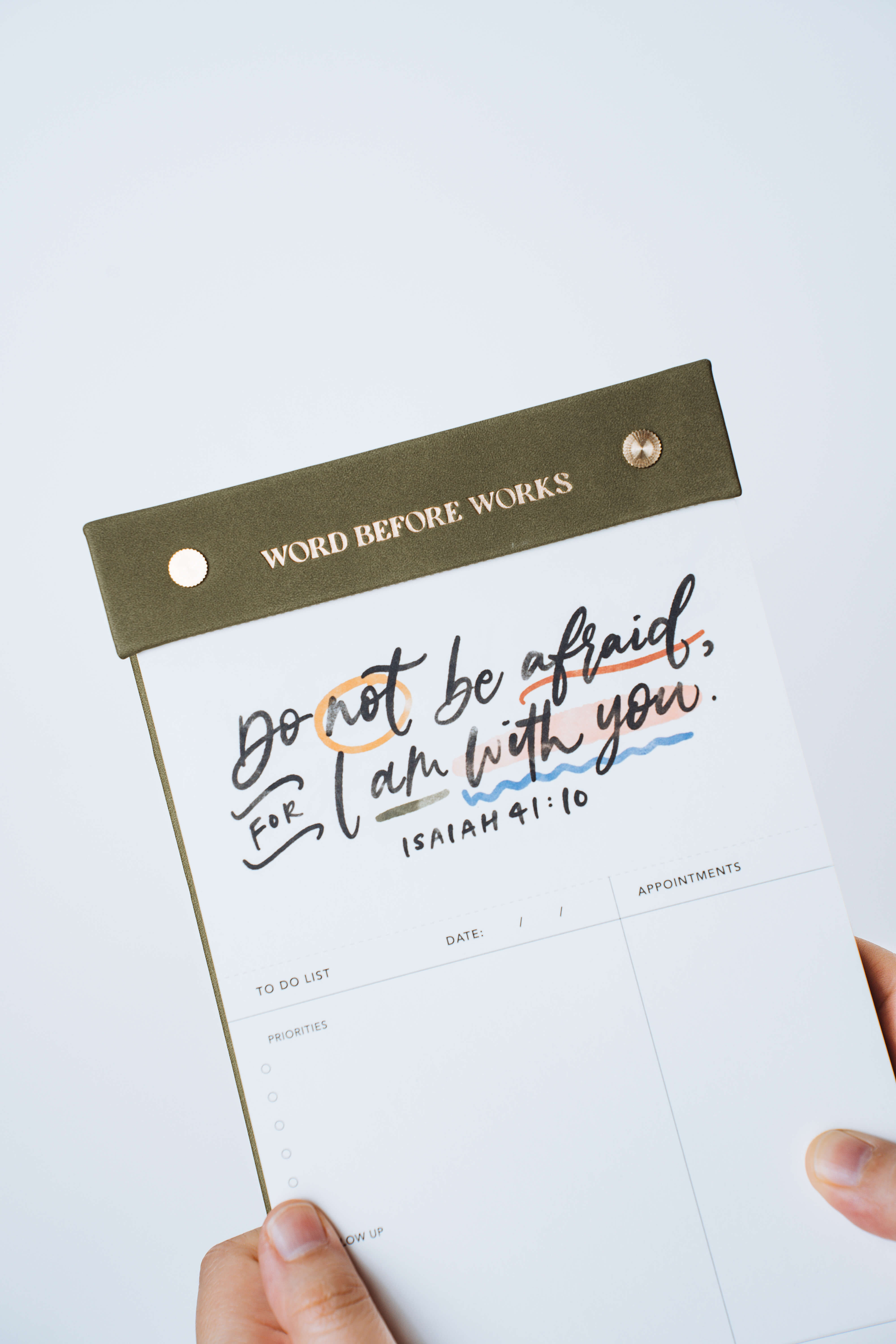 Word Before Works 90-Day Notepad (Morning Mist) The Project J